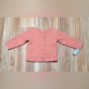 Cat & Jack Quilted Dusty Coral Kids Jacket